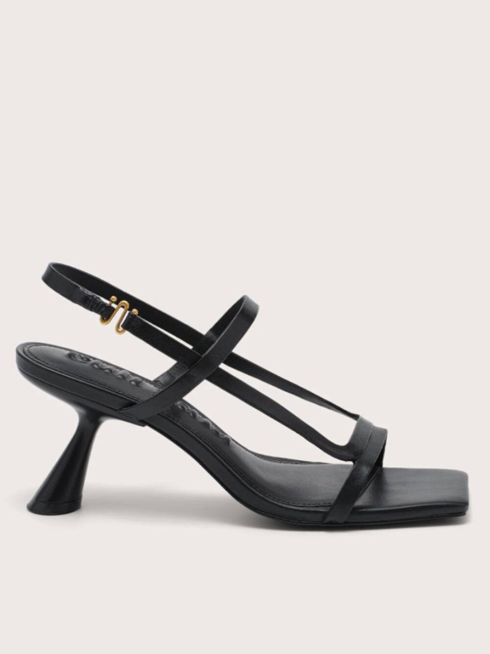 Cult Gaia Black Reina Sandals Size 7 US